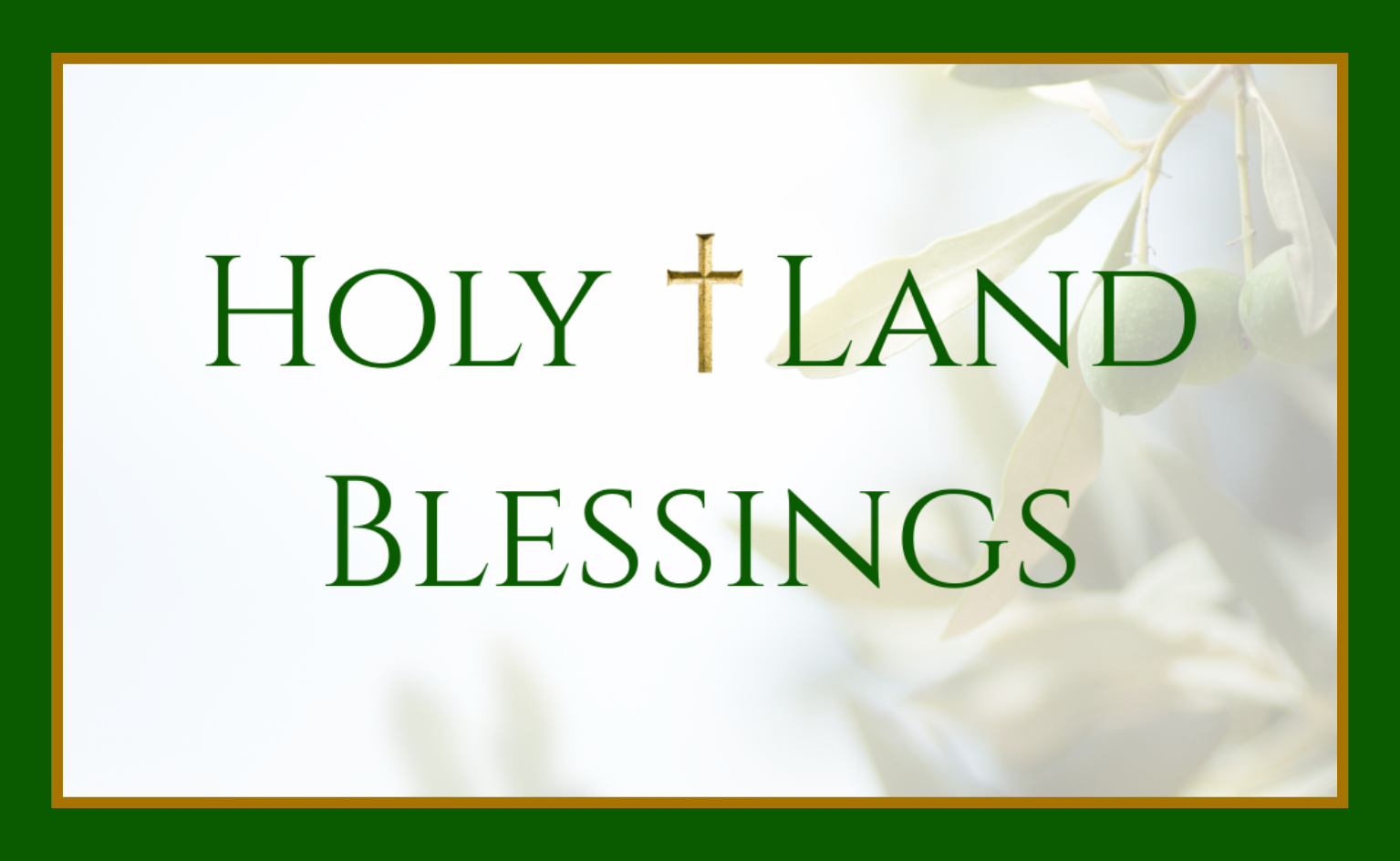 Hope for the Holy Land